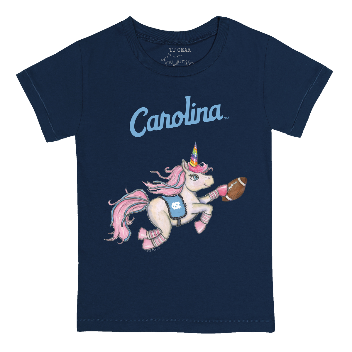North Carolina Tar Heels Unicorn Kid's Tee Shirt