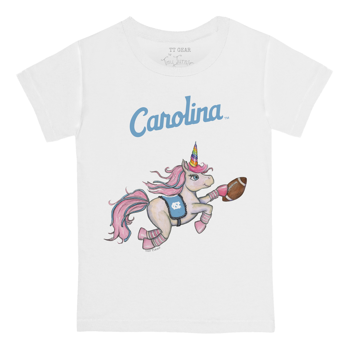 North Carolina Tar Heels Unicorn Kid's Tee Shirt