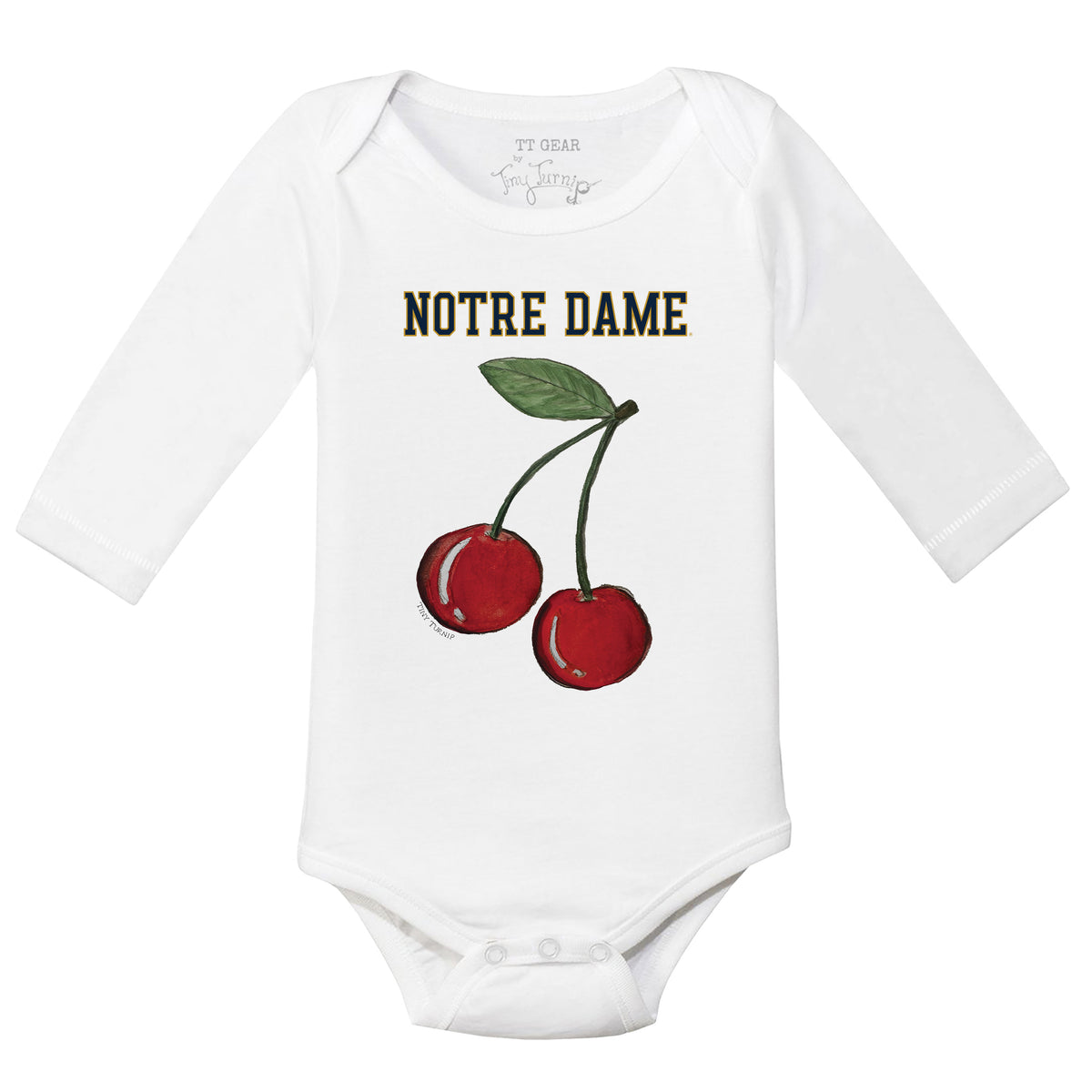 Notre Dame Fighting Irish Cherry Long Sleeve Snapper