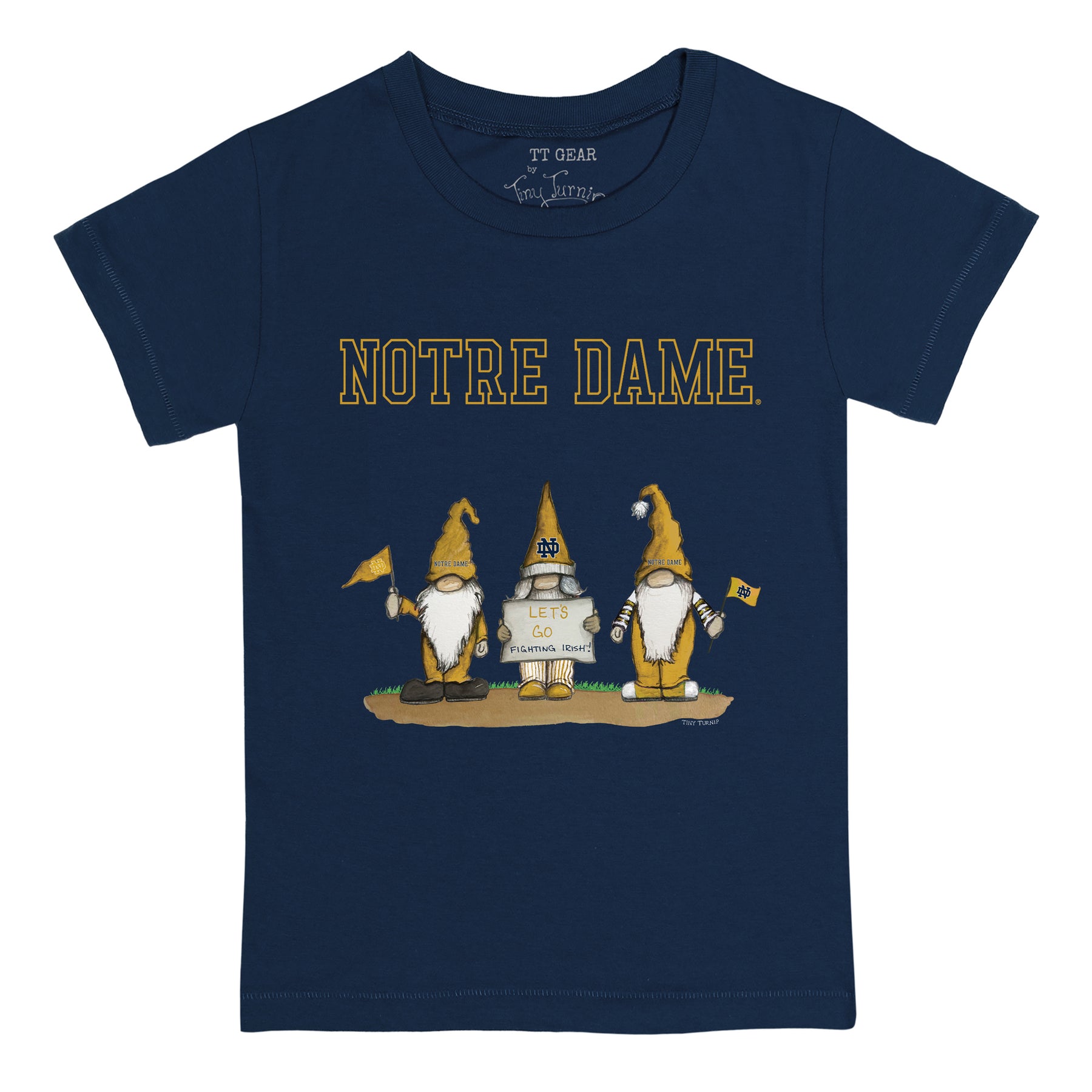 Notre Dame Fighting Irish Gnomes Tee Shirt