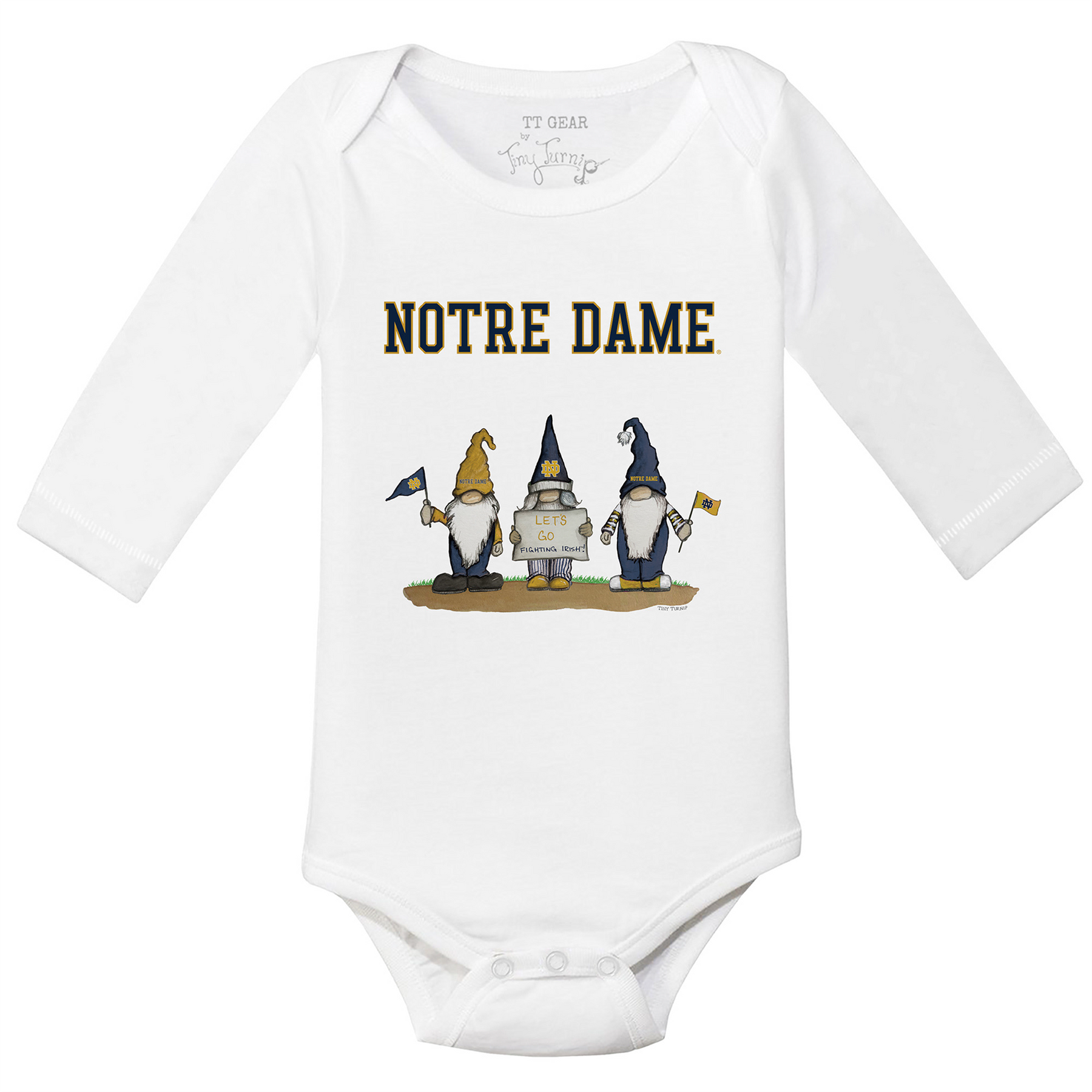 Notre Dame Fighting Irish Gnomes Long-Sleeve Snapper