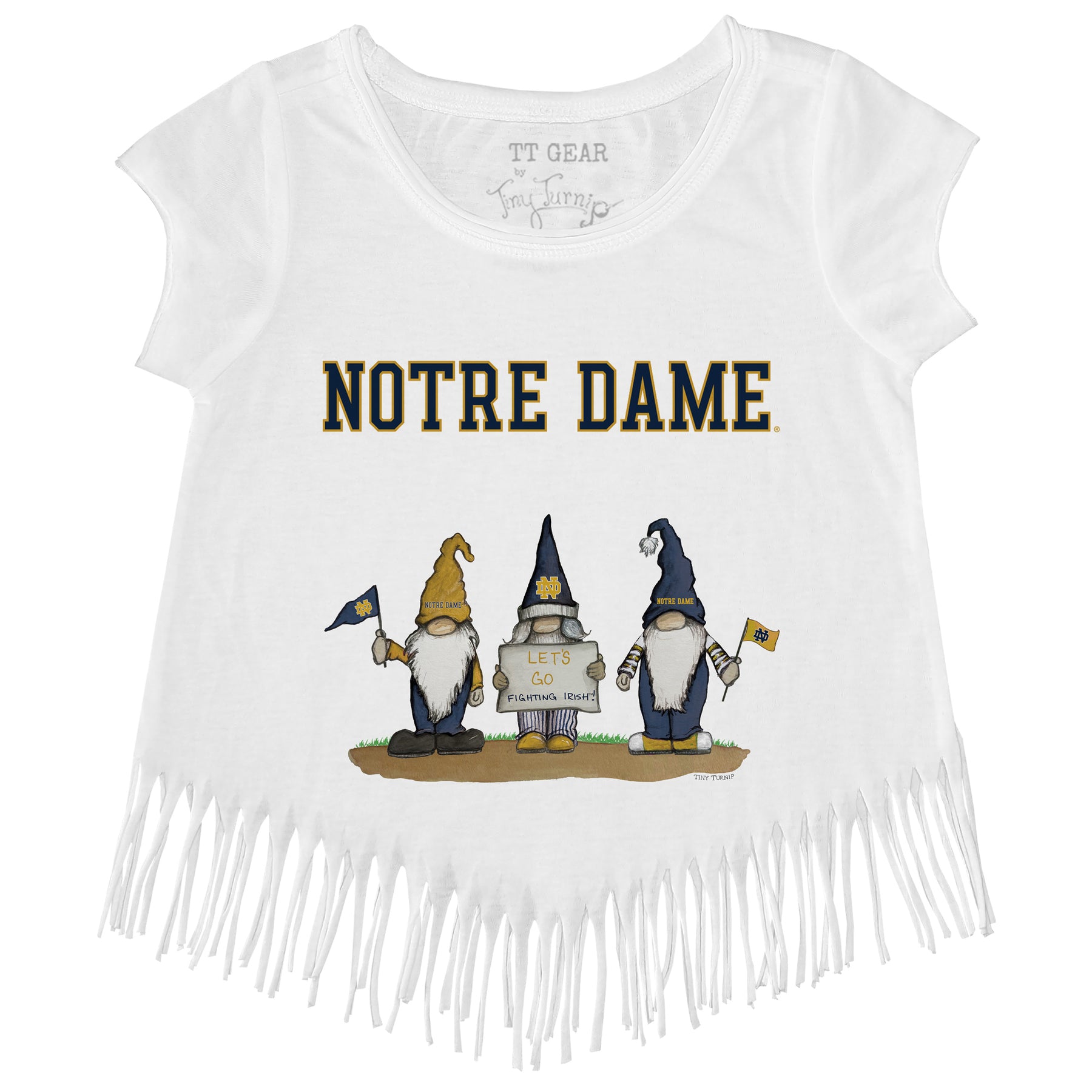 Notre Dame Fighting Irish Gnomes Fringe Tee
