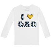 Notre Dame Fighting Irish I Love Dad Long-Sleeve Tee Shirt