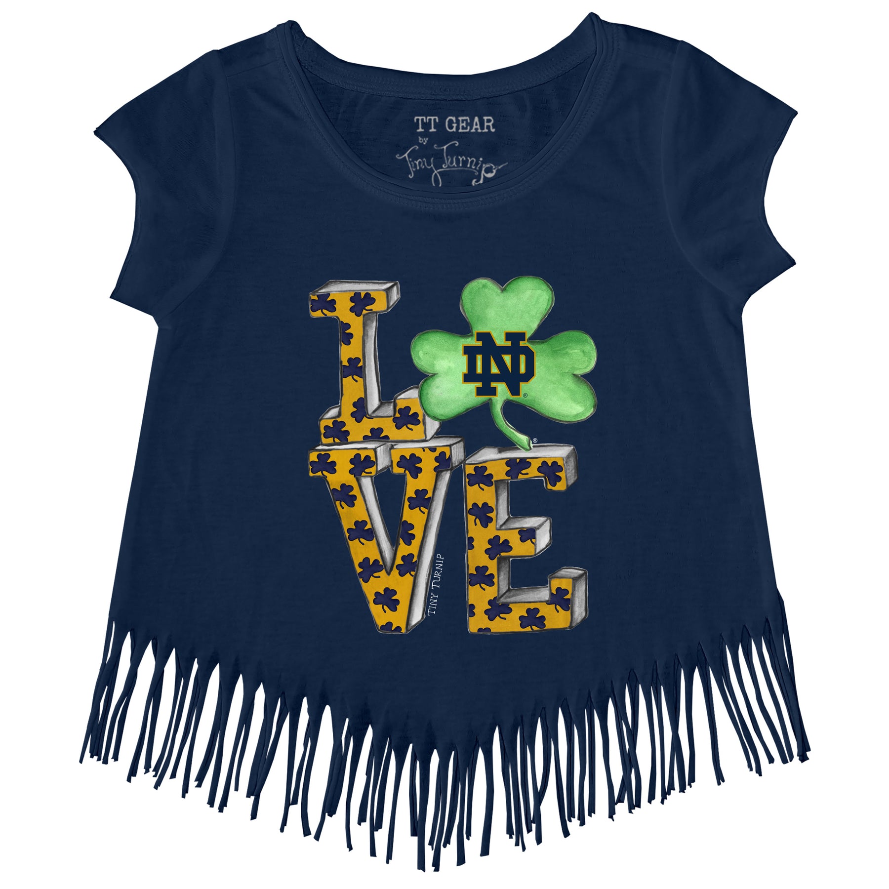 Notre Dame Fighting Irish Love Fringe Tee