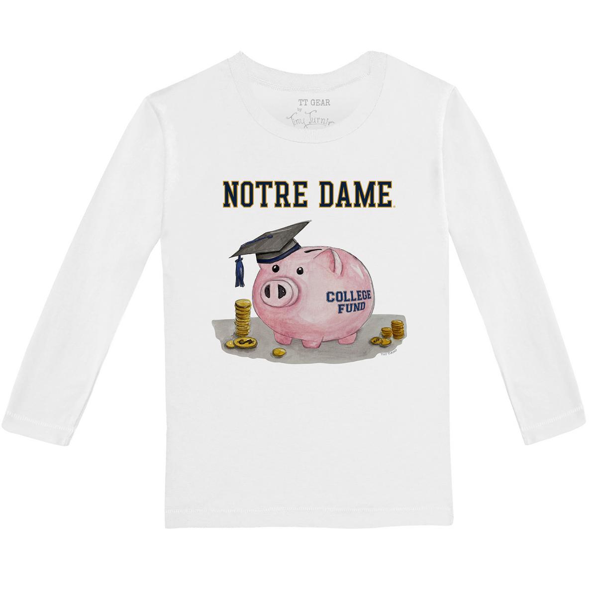 Notre Dame Fighting Irish Piggy Long-Sleeve Tee Shirt