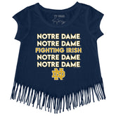 Notre Dame Fighting Irish Stacked Fringe Tee