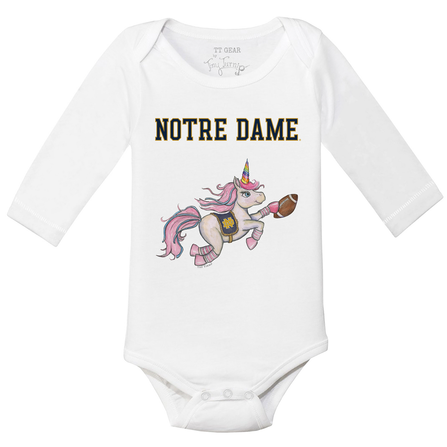 Notre Dame Fighting Irish Unicorn Long-Sleeve Snapper