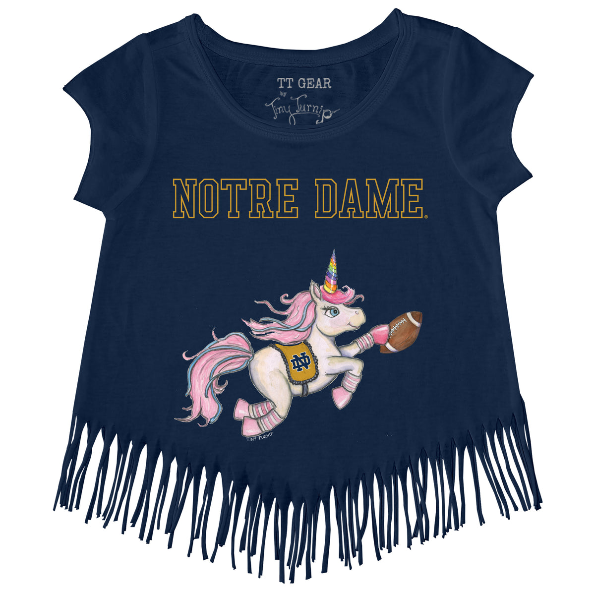 Notre Dame Fighting Irish Unicorn Fringe Tee