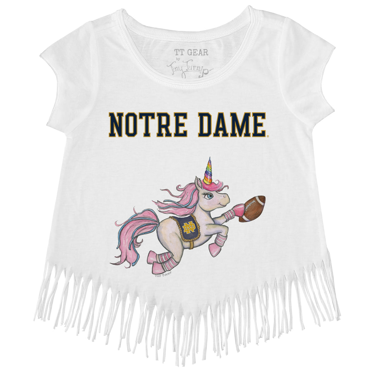 Notre Dame Fighting Irish Unicorn Fringe Tee