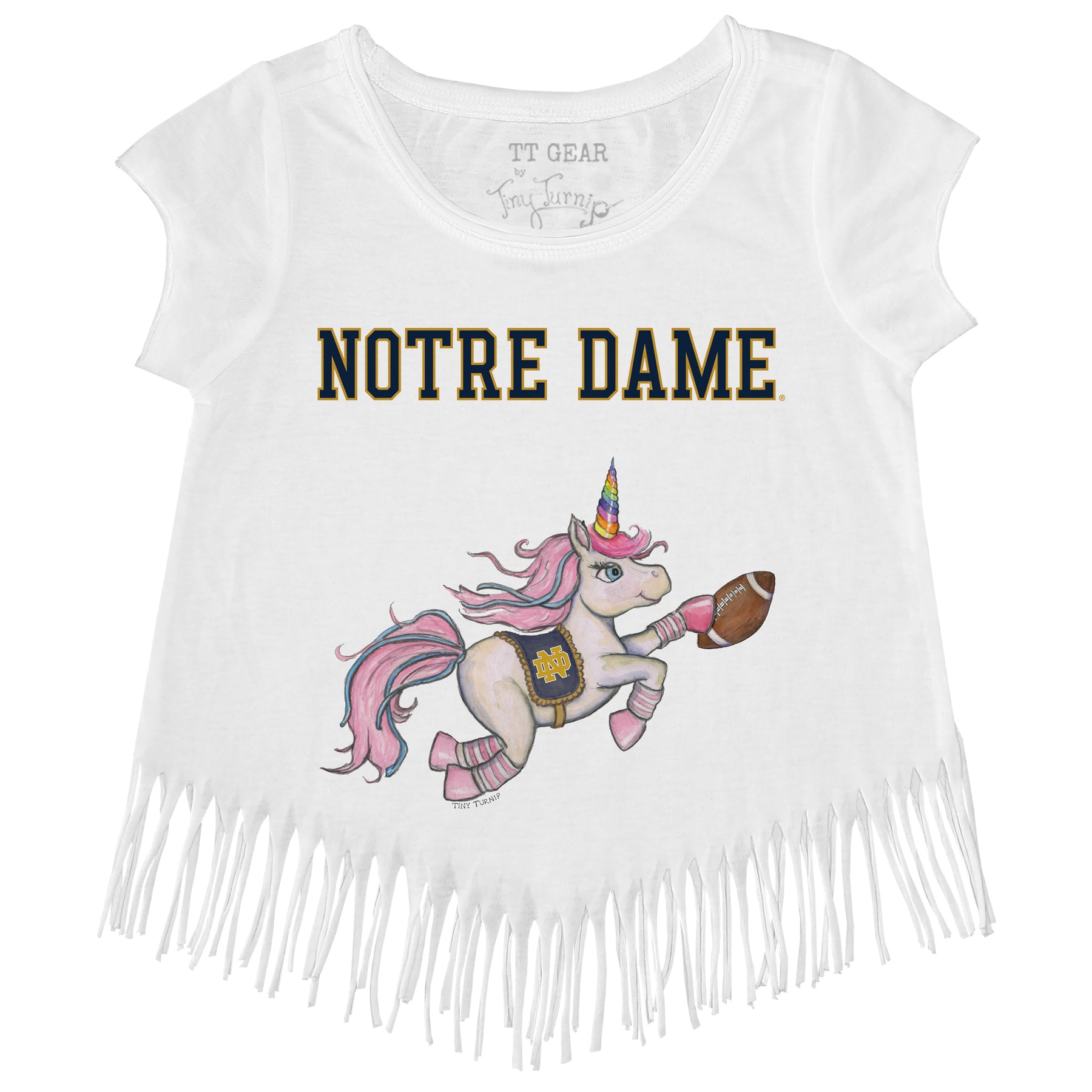 Notre Dame Fighting Irish Unicorn Fringe Tee