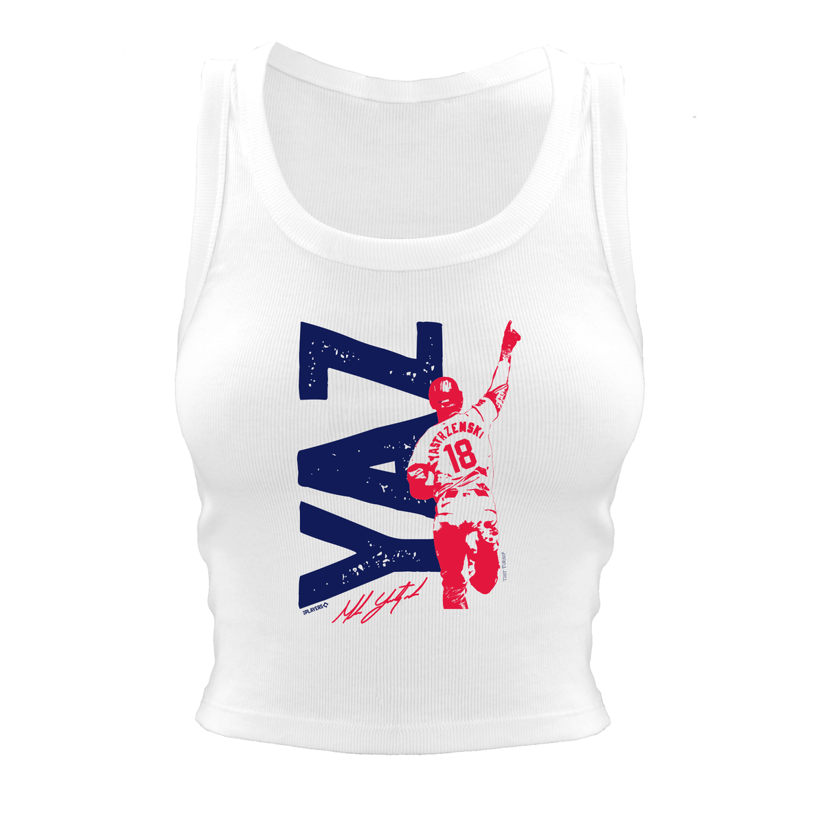 Nickname Photo Outline with Signature Crop Tank - Tiny Turnip