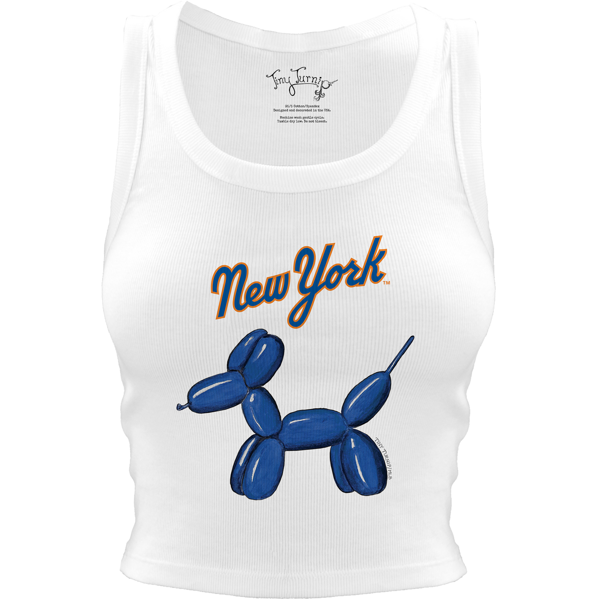 New York Mets Balloon Dog Crop Tank
