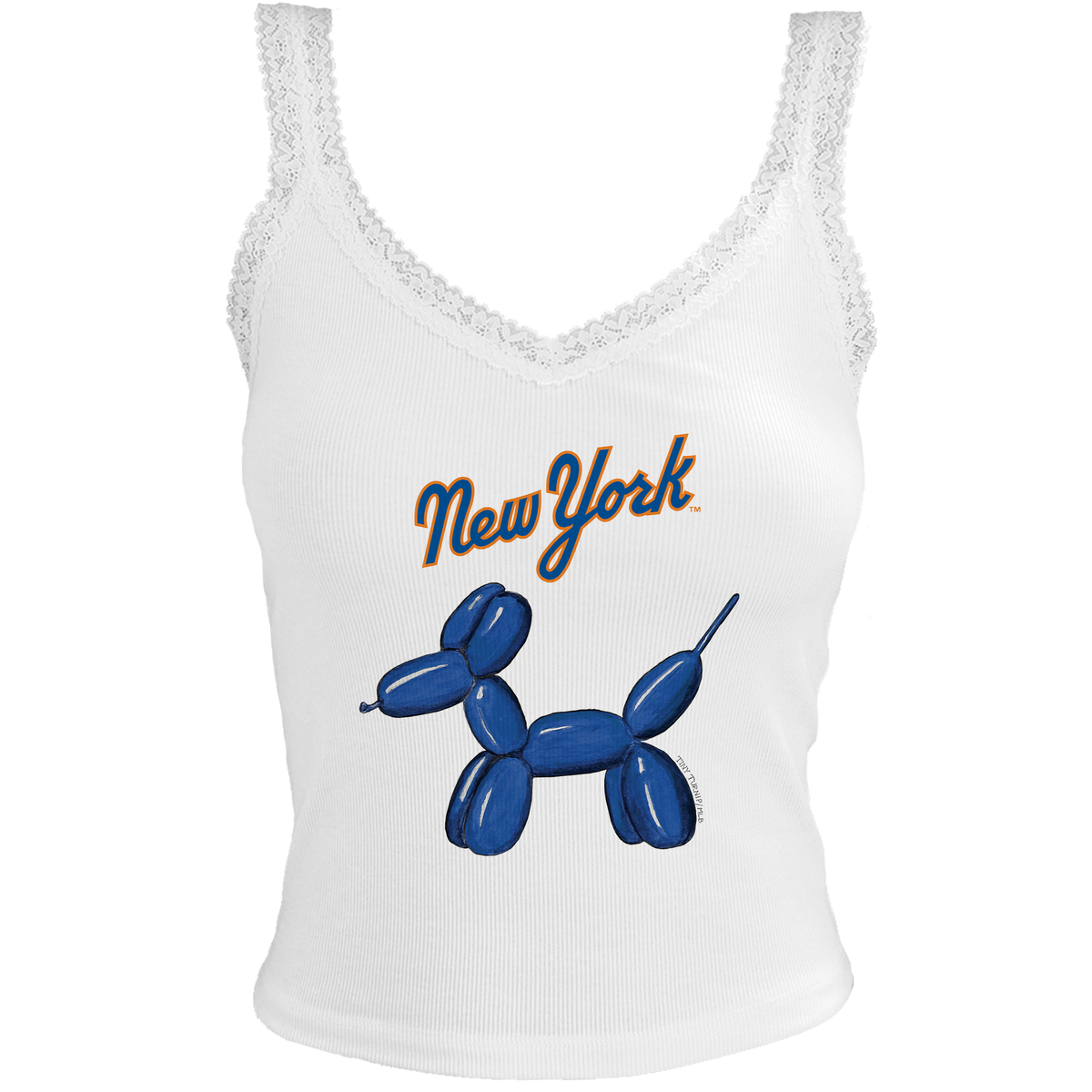 New York Mets Balloon Dog Lace Tank