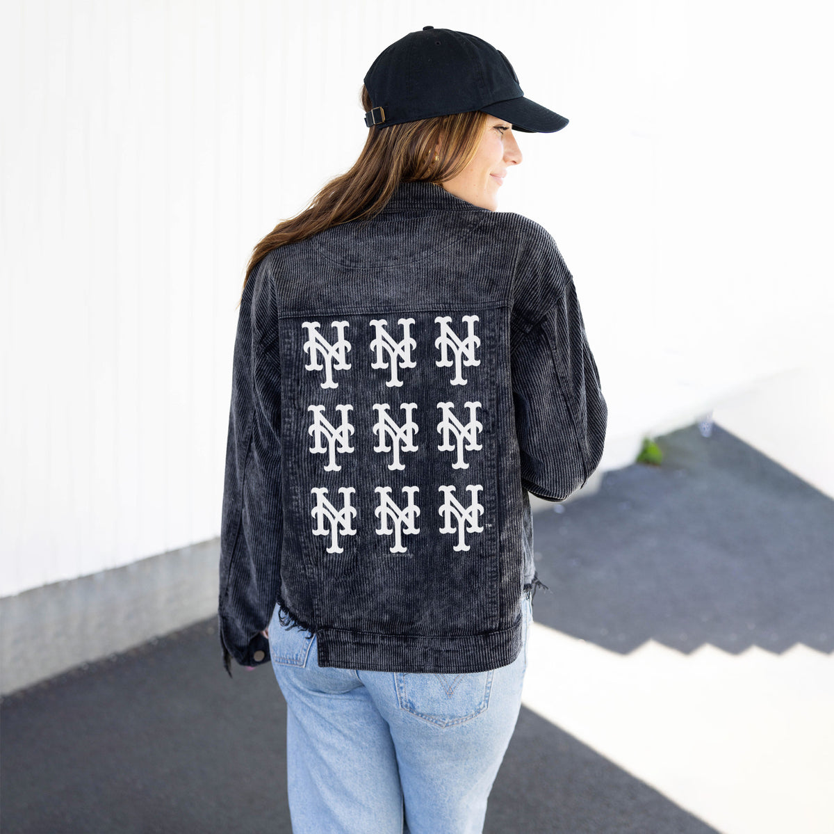 New York Mets Black Cord Logo Grid