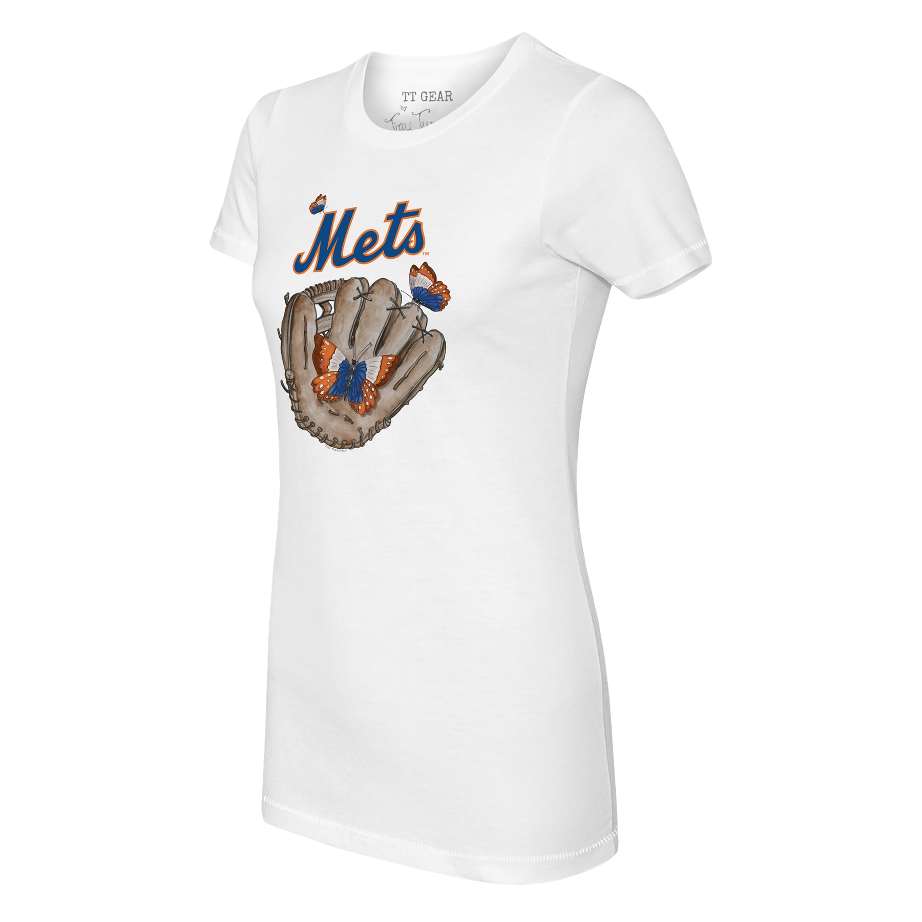 New York Mets Butterfly Glove Tee Shirt