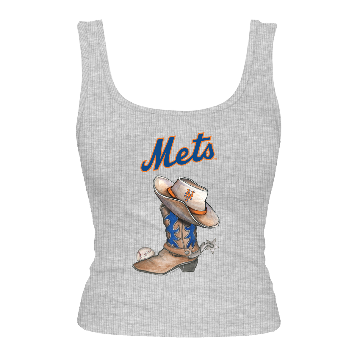 New York Mets Cowboy Boot Emmy Tank