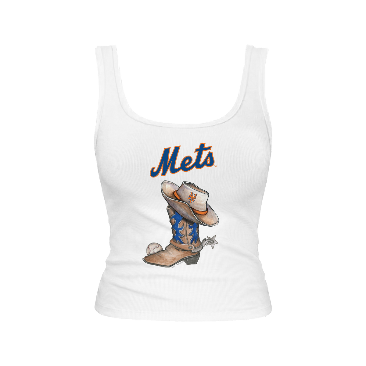 New York Mets Cowboy Boot Emmy Tank
