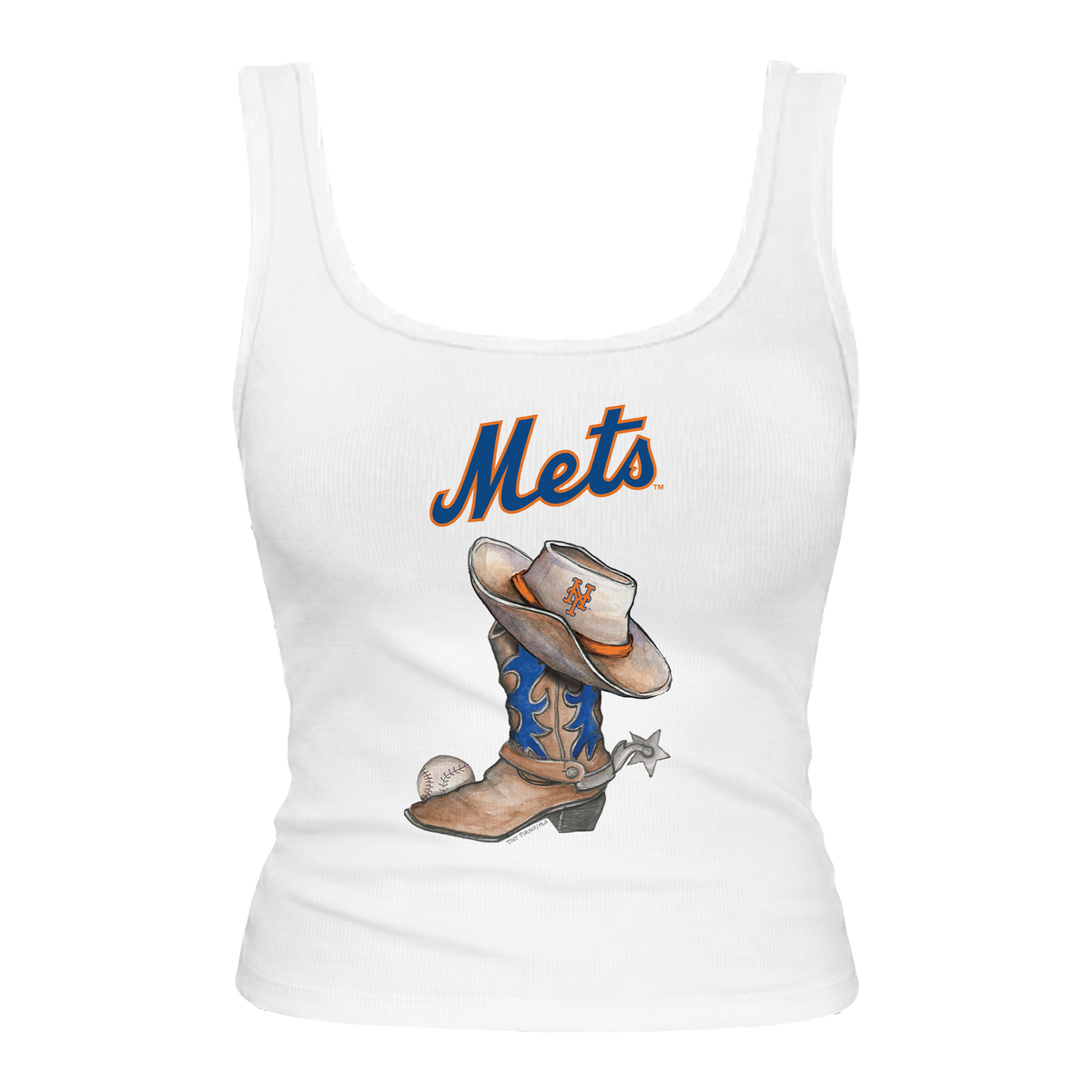 New York Mets Cowboy Boot Emmy Tank