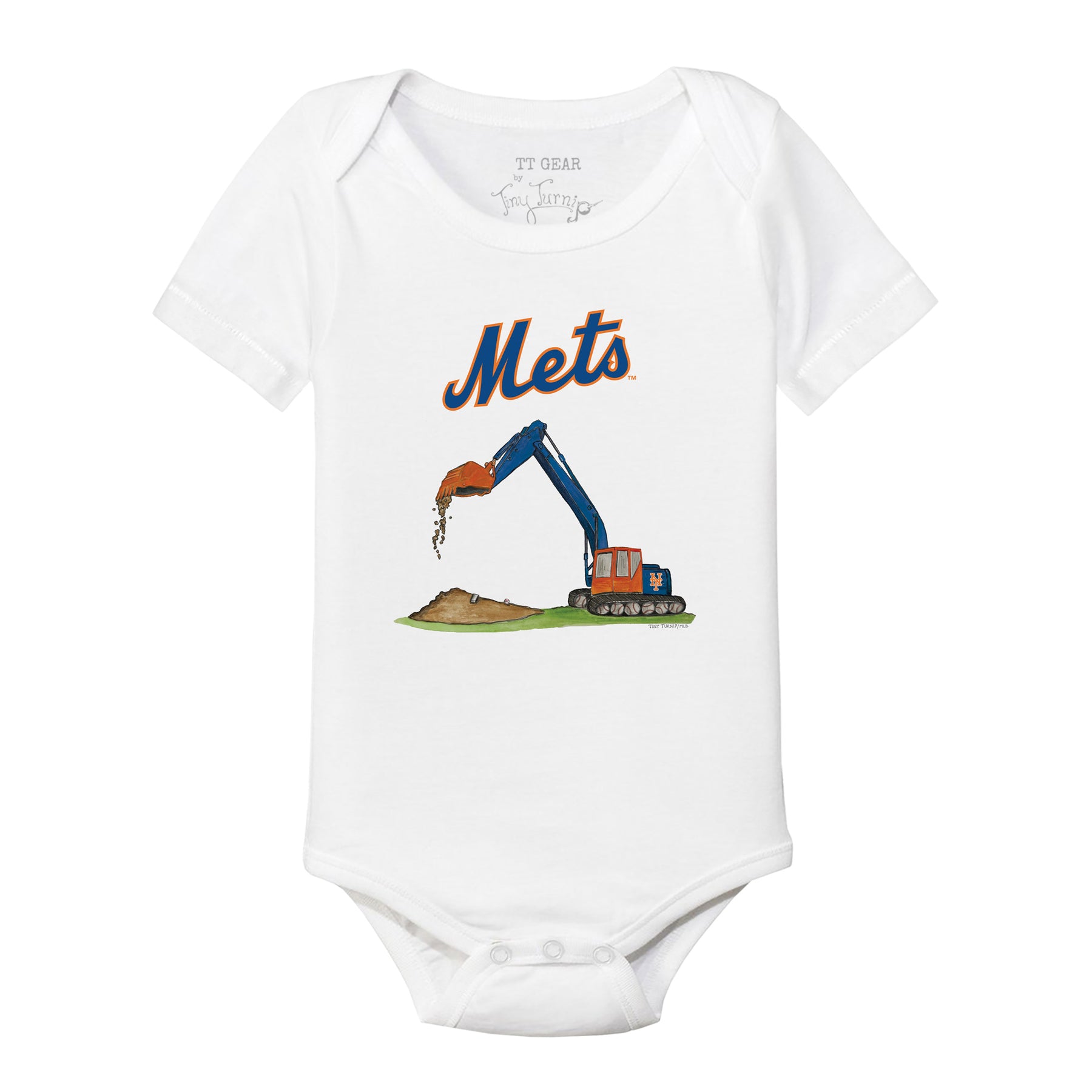 New York Mets Excavator Short Sleeve Snapper