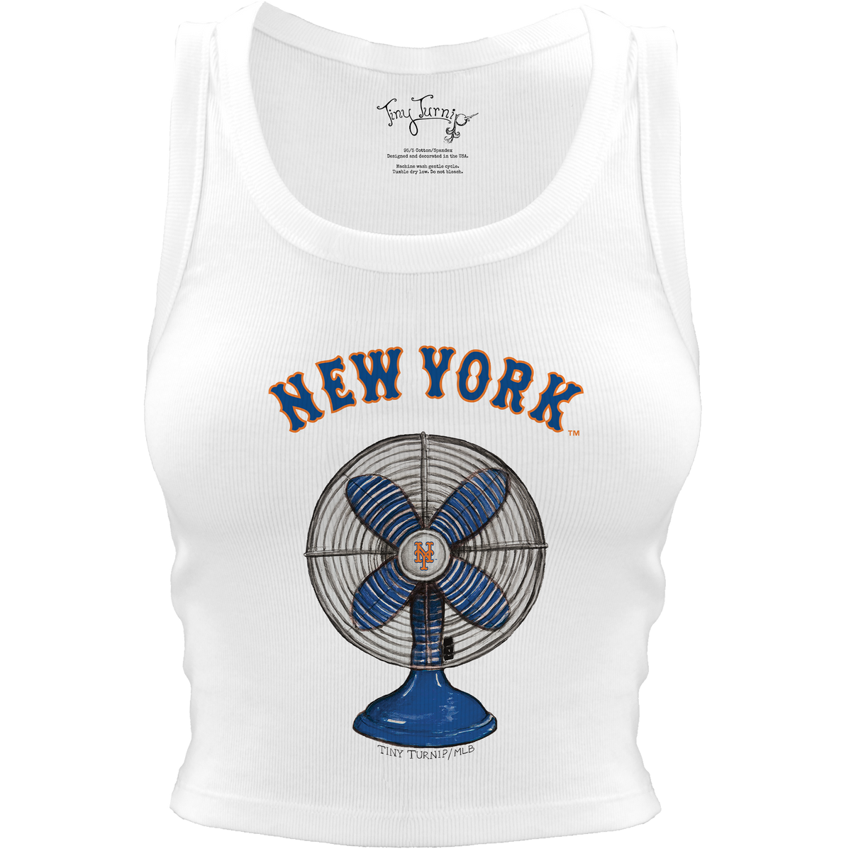 New York Mets Fan Crop Tank