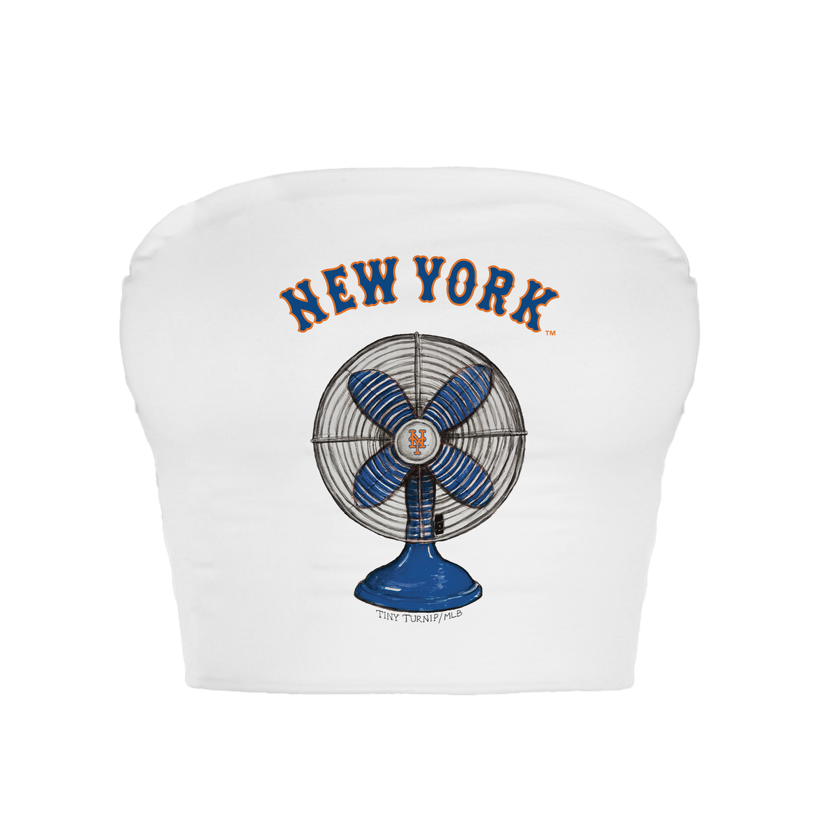 New York Mets Fan Crop Tube Top