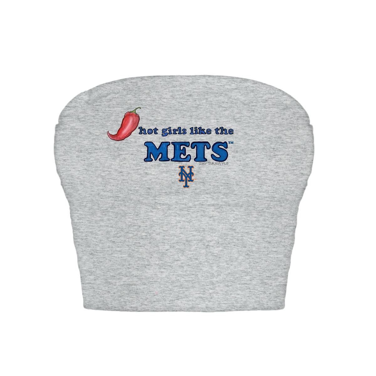 New York Mets Hot Girls Crop Tube Top