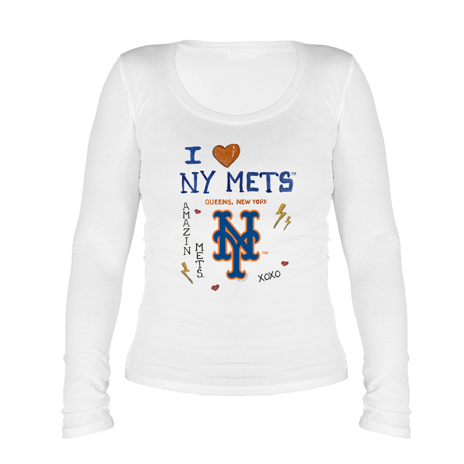 I Heart NY Mets Women's Legend Long Sleeve