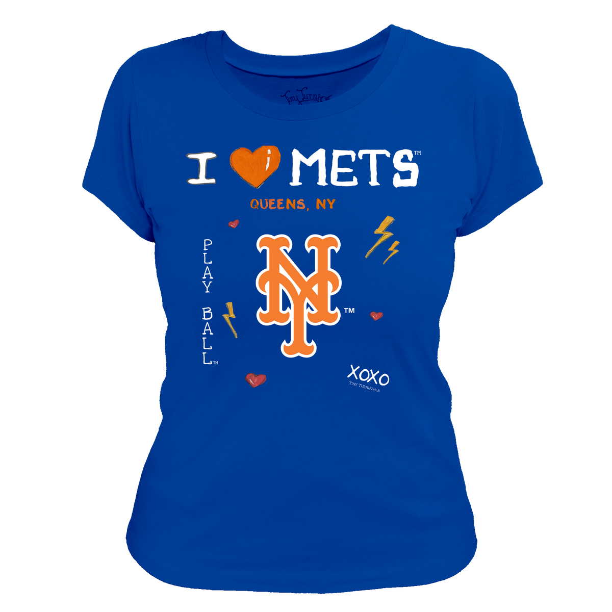 I Heart Mets Women's Tee Shirt - Tiny Turnip