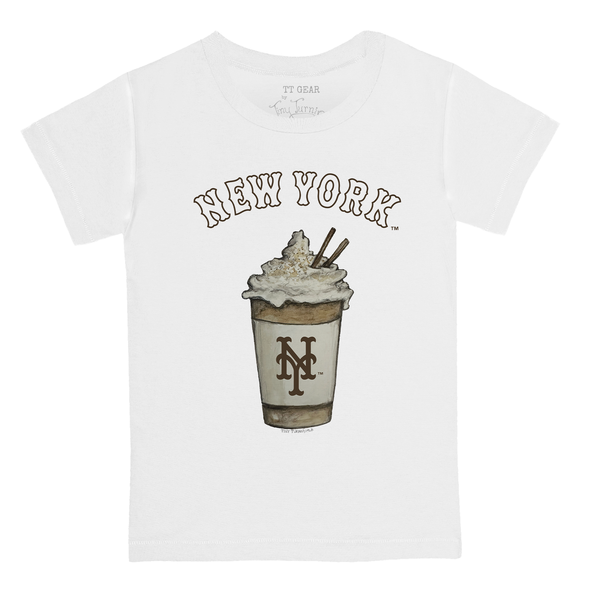New York Mets Latte Kid's Tee Shirt