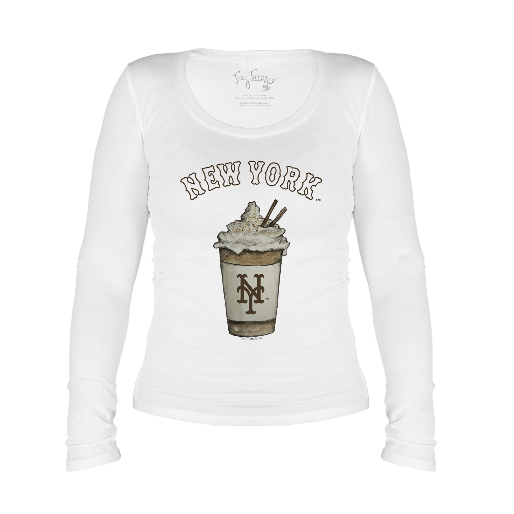 New York Mets Latte Legend Long Sleeve