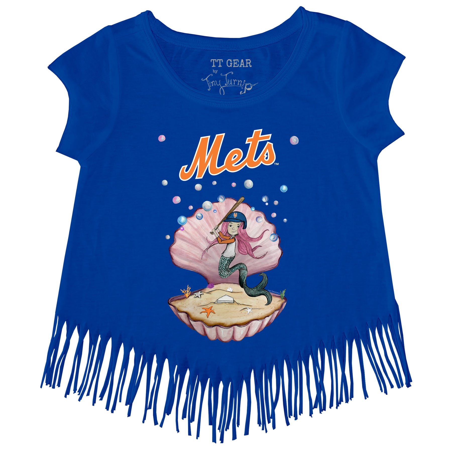 New York Mets Mermaid Fringe Tee