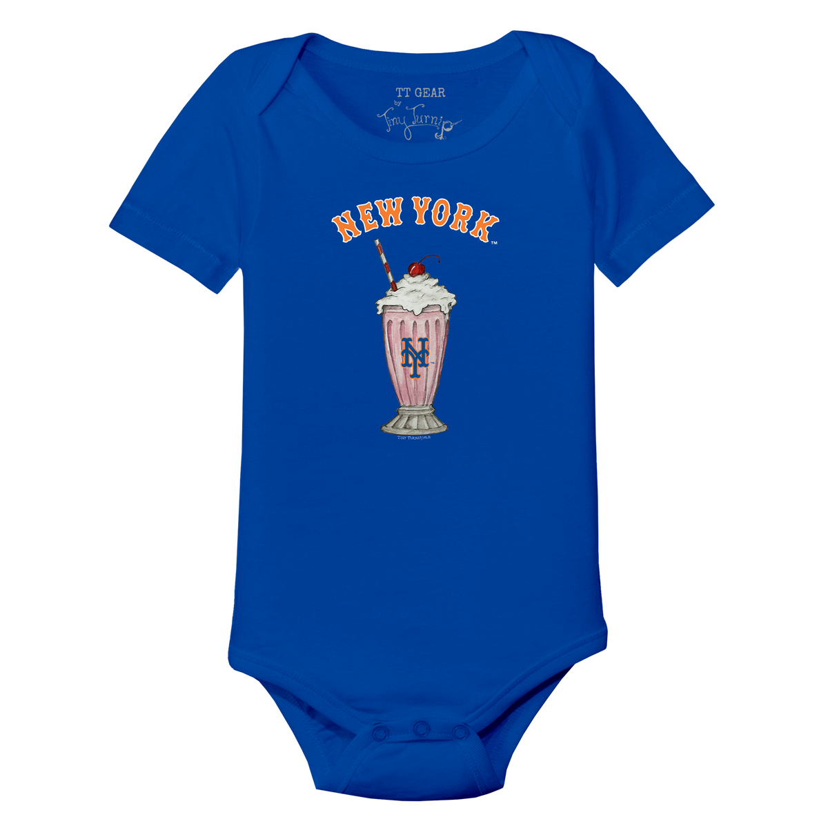 New York Mets Milkshake Short Sleeve Snapper