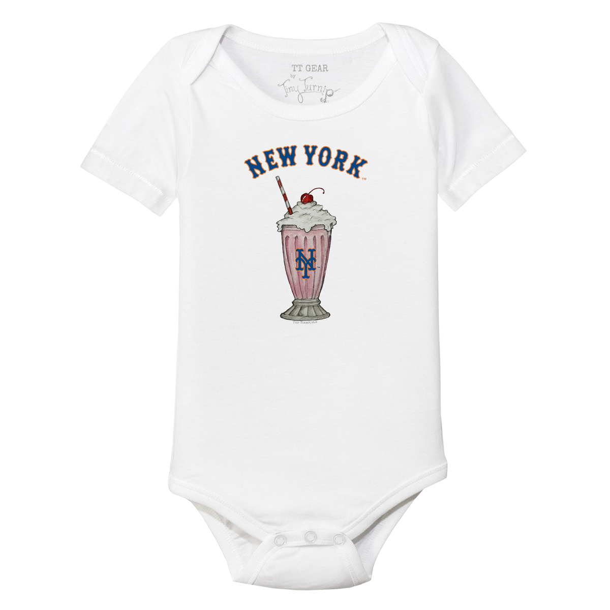 New York Mets Milkshake Short Sleeve Snapper