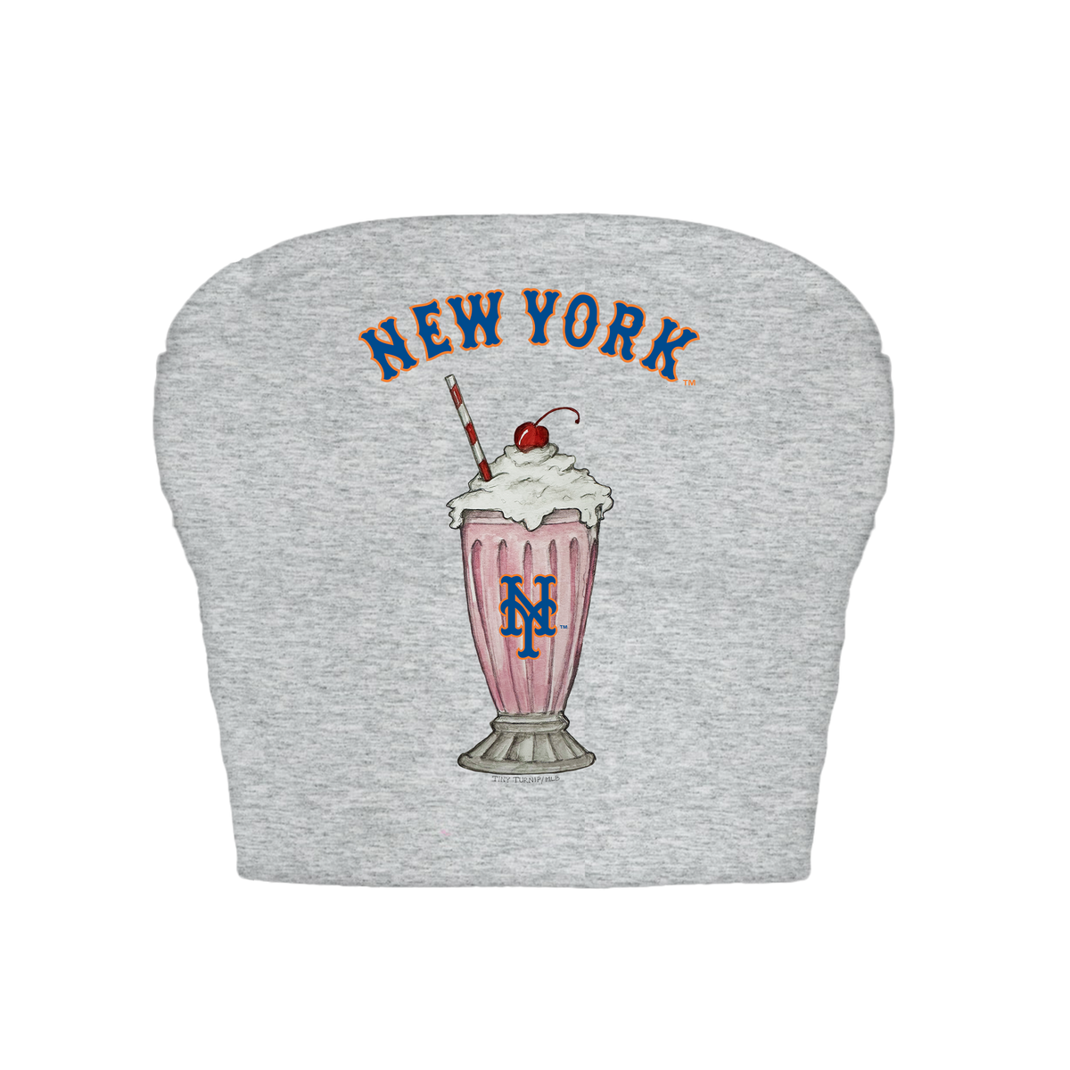 New York Mets Milkshake Crop Tube Top