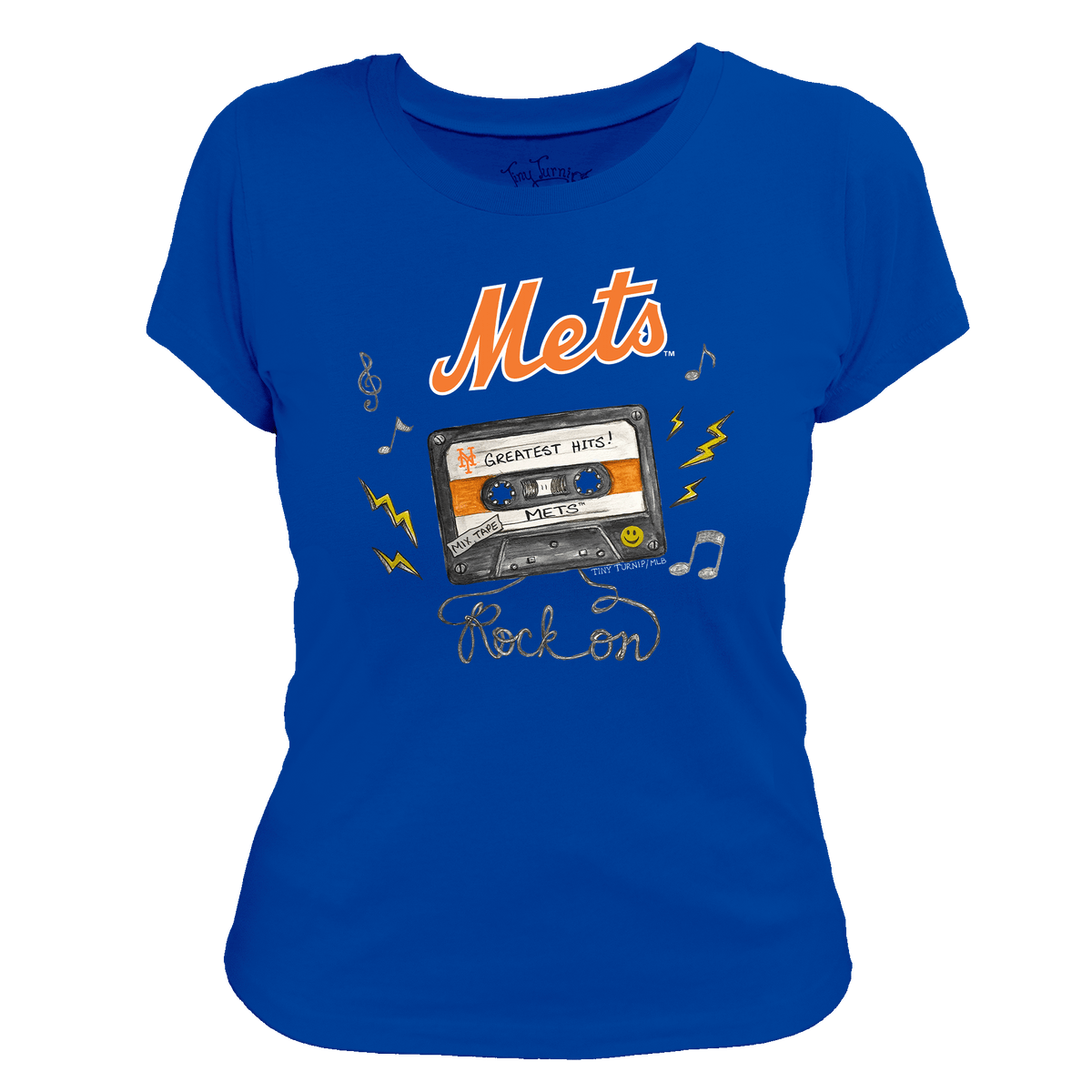 New York Mets Mixtape Women's Tee Shirt
