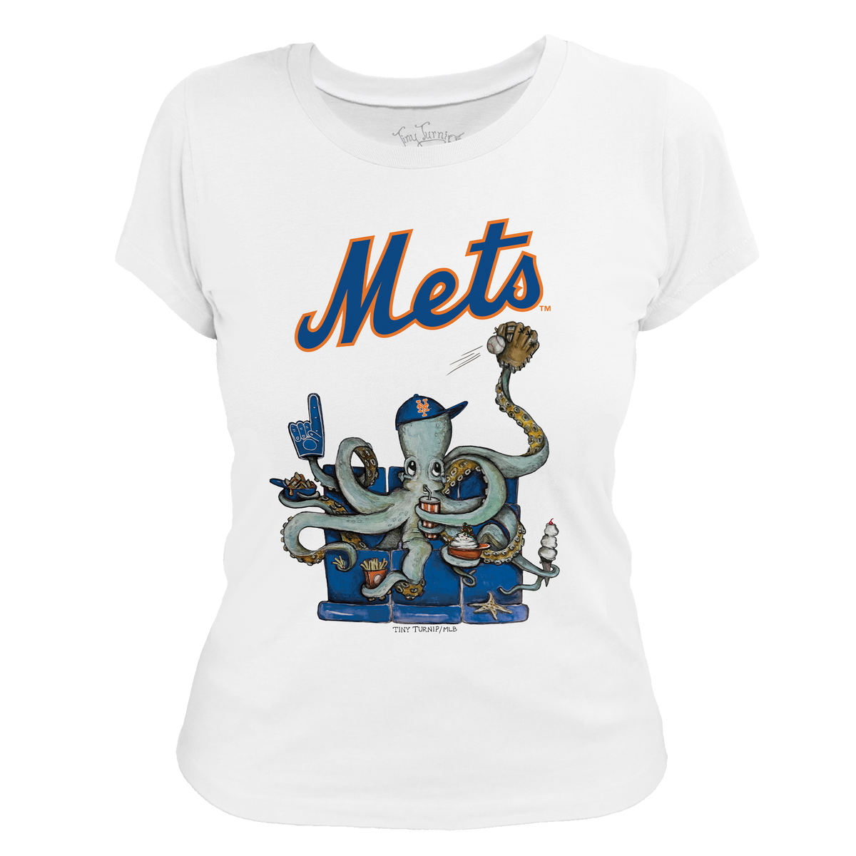 New York Mets Octopus Tee Shirt