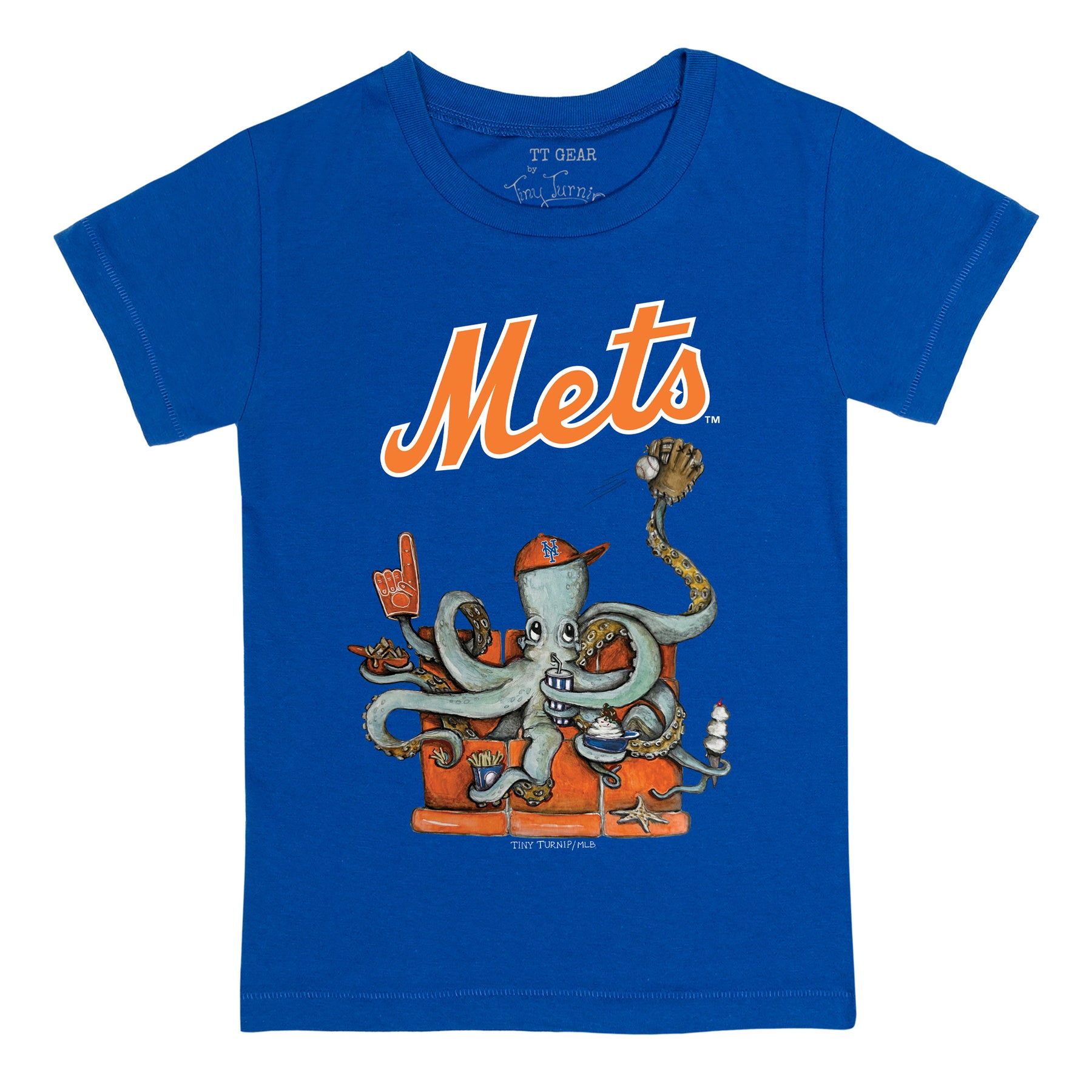 New York Mets Octopus Tee Shirt