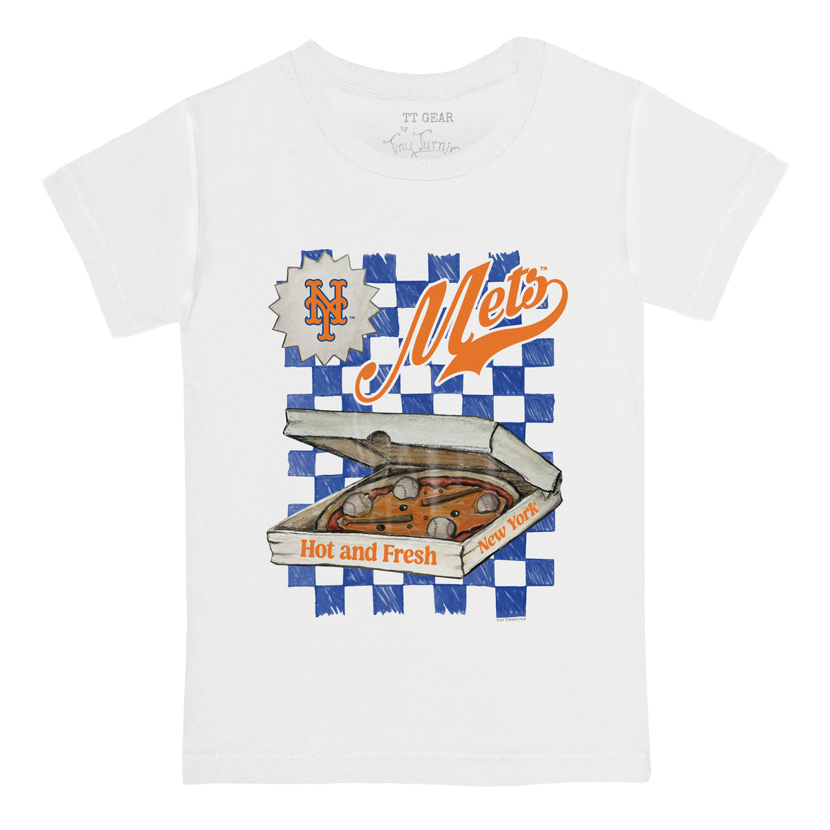 New York Mets Pizza Tee Shirt