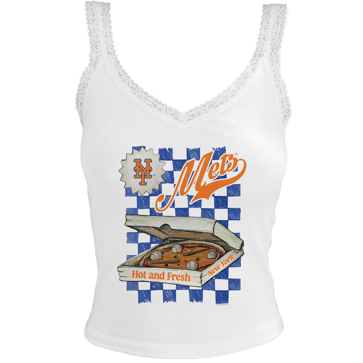 New York Mets Pizza Lace Tank