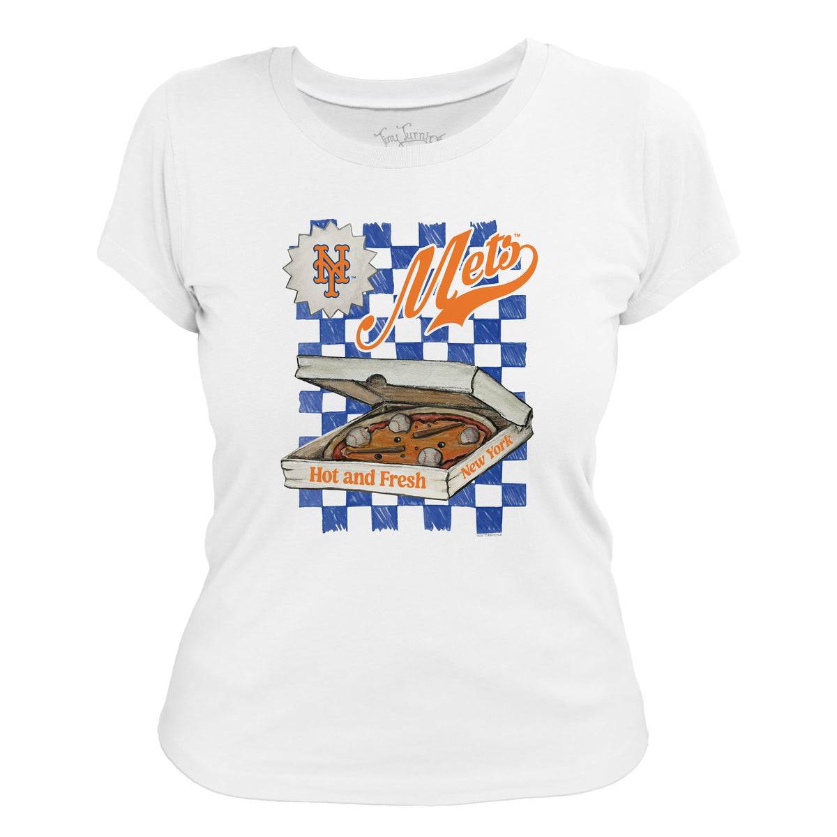 New York Mets Pizza Tee Shirt