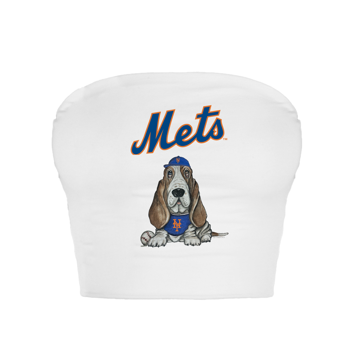 New York Mets Puddy Crop Tube Top