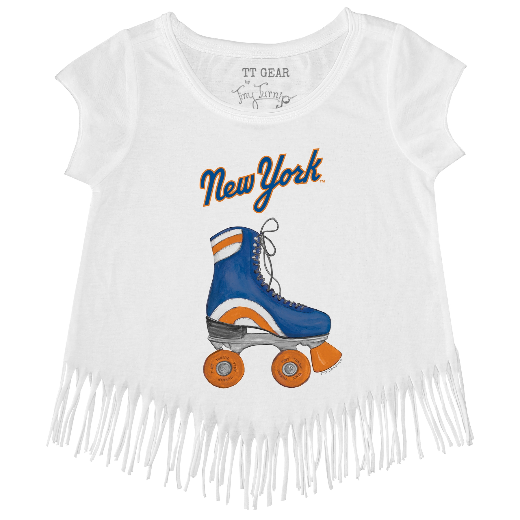 New York Mets Retro Skate Fringe Tee