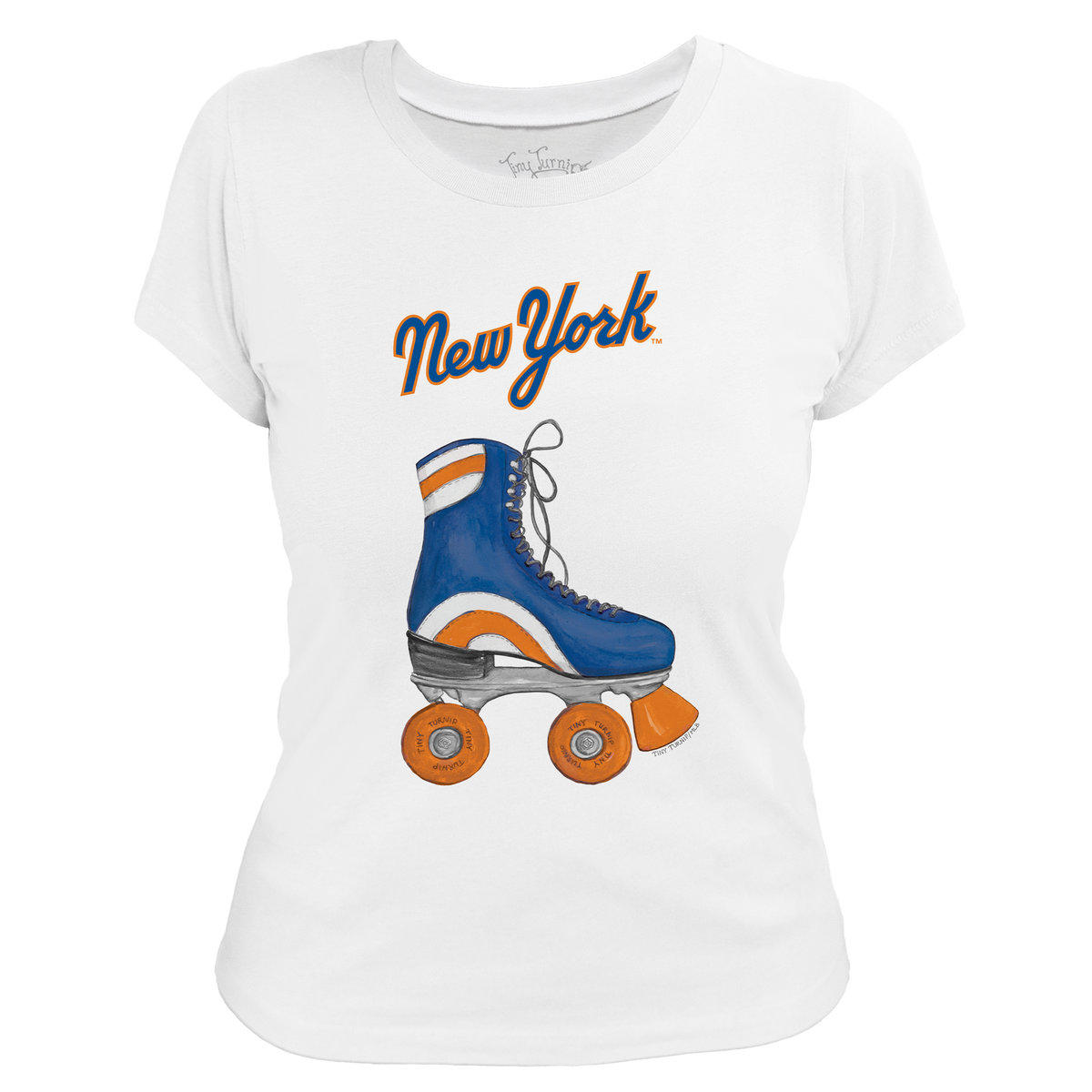 New York Mets Retro Skate Women's Tee Shirt