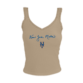 New York Mets Script Lace Tank