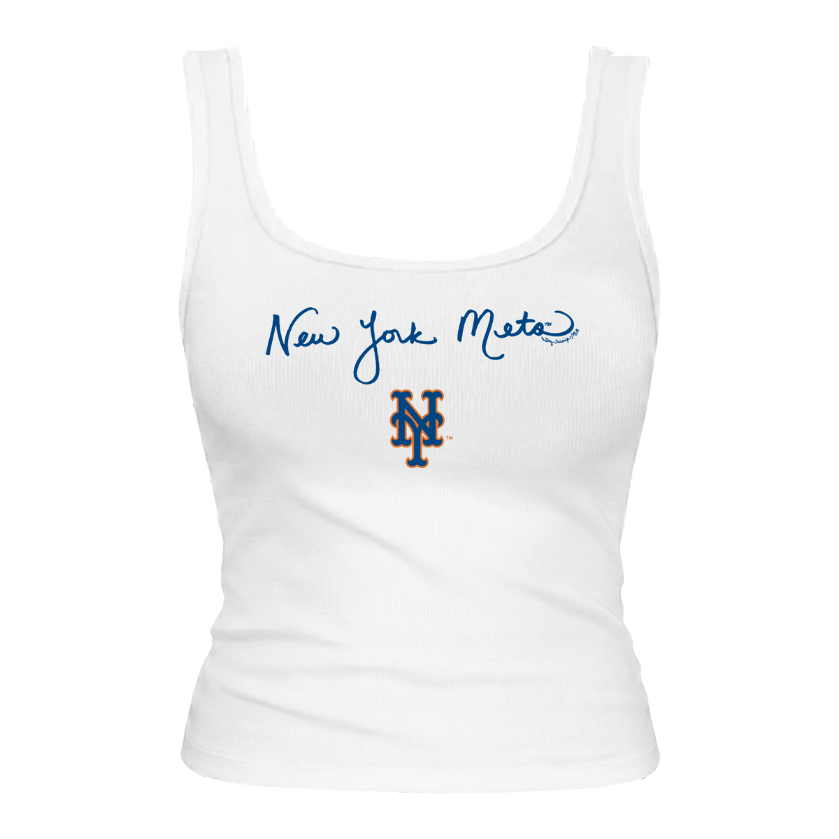 New York Mets Logo Script Emmy Tank