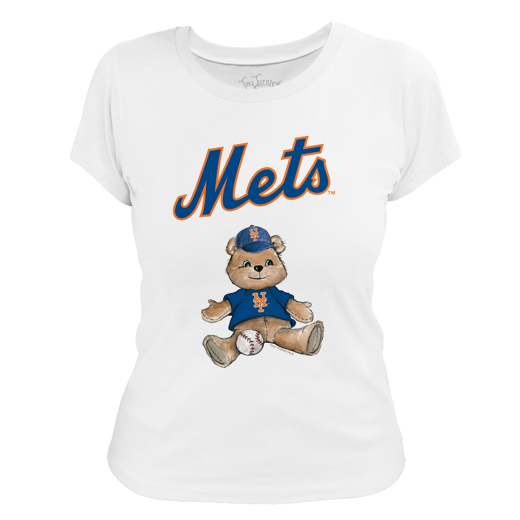 New York Mets Boy Teddy Women's Tee Shirt