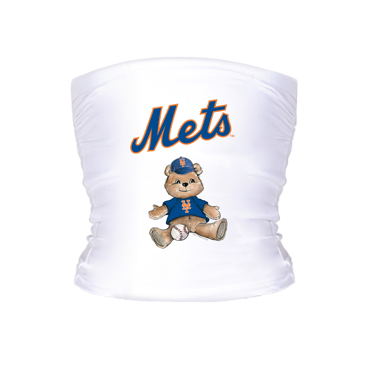 New York Mets Teddy Tube Top - Tiny Turnip