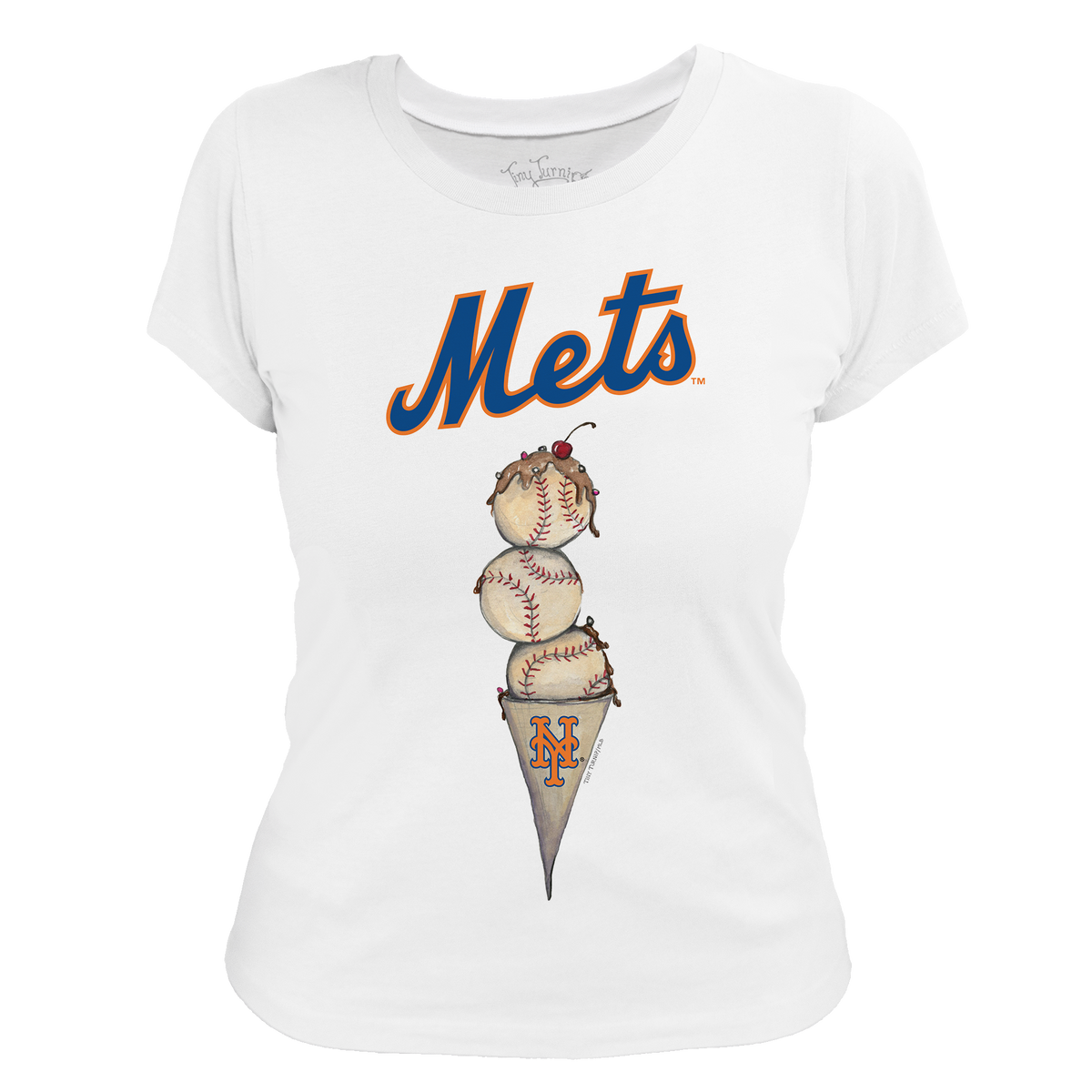 New York Mets Triple Scoop Women's Tee Shirt