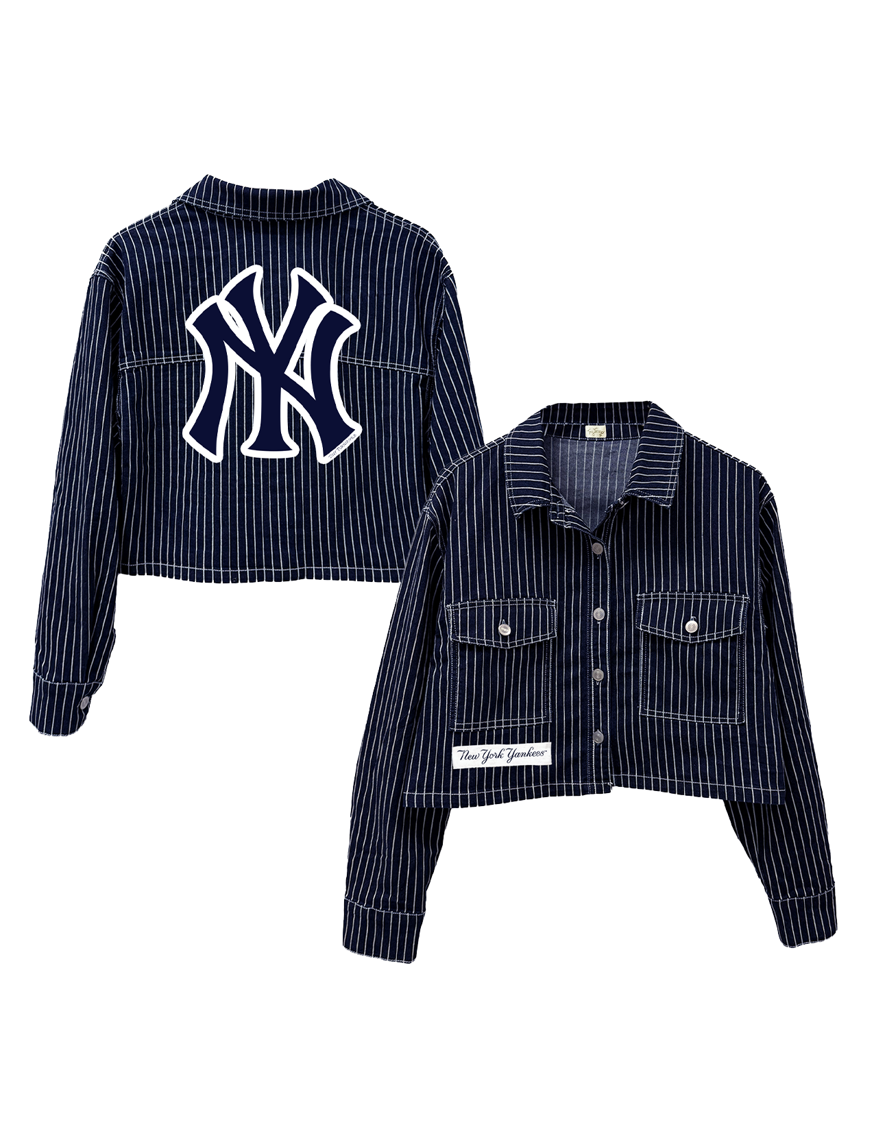 Yankees ニューヨーク ジャケット New York Yankees Pinstripe Jacket– Tiny Turnip
