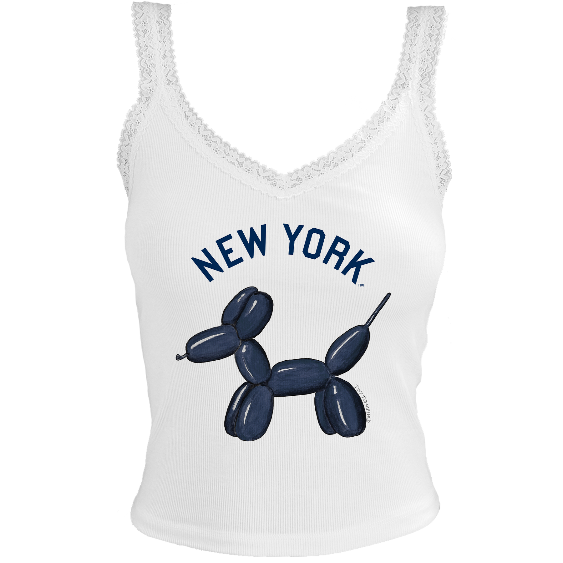 New York Yankees Balloon Dog Lace Tank